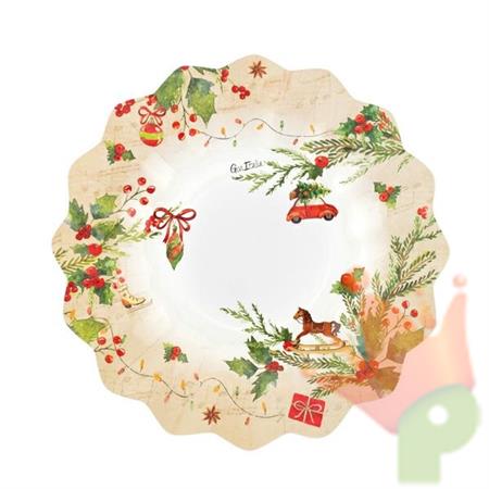PIATTI 21CM JINGLE BELLS 8PZ