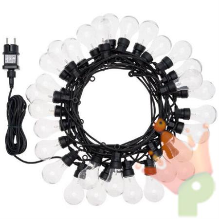 LUCI DI NATALE 30 LAMPADINE BIANCO CALDO
