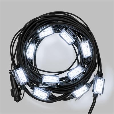 LUCI DI NATALE 10 STROBOLED BIANCO FREDDO 10MT