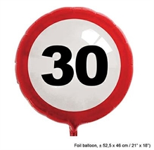 PALLONCINO MYLAR 22INCH SEGNALE 30 ANNI