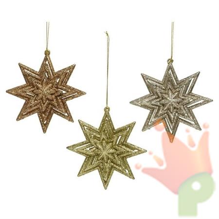 PENDENTI IN PLASTICA 11CM ORO/RAME/CHAMPAGNE