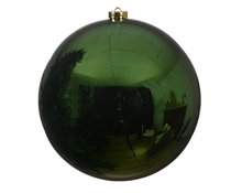 PALLINA DI NATALE VERDE PINO 20 CM