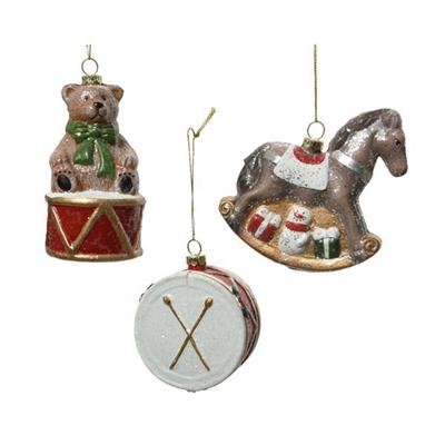 PENDENTI 11CM TAMBURO/CAVALLO A DONDOLO/ORSO 1 PZ ASSORTITO