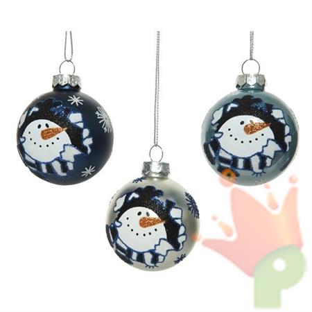 PALLINA PER ALBERO 6CM MULTICOLOR