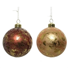 PALLINA PER ALBERO 8CM ORO/RAME