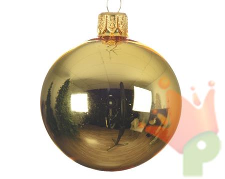 PALLINA PER ALBERO 10CM ORO LUCIDO