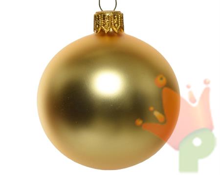 PALLINA DI NATALE ORO OPACO 15 CM