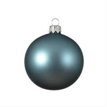PALLINA PER ALBERO 6CM CELESTE OPACO 6PZ