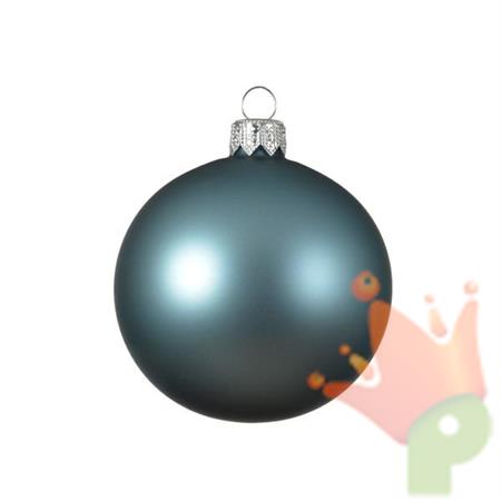 PALLINA PER ALBERO 10CM CELESTE OPACO 4PZ