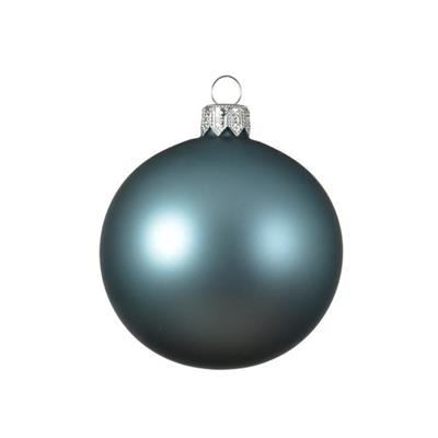 PALLINA PER ALBERO 10CM CELESTE OPACO 4PZ