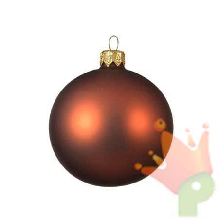 PALLINA PER ALBERO 8CM RAME 6PZ