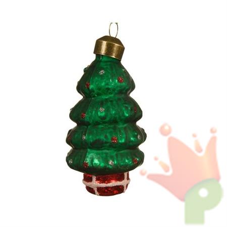 PENDENTI PER ALBERO 8,5CM ALBERO DI NATALE 2PZ