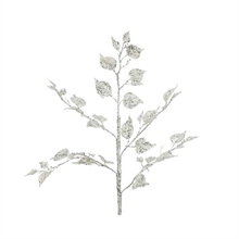 RAMO IN PLASTICA 90CM BIANCO/ARGENTO