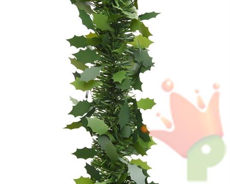 GHIRLANDA NATALIZIA AGRIFOGLIO 270CM