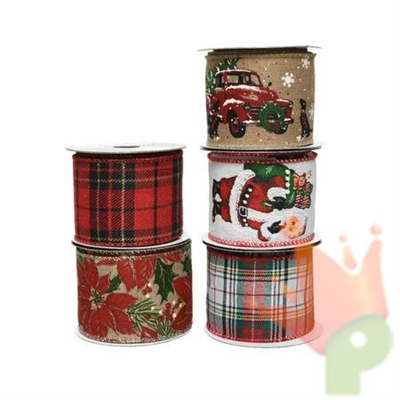 NASTRO IN POLYESTERE DECORI VARI