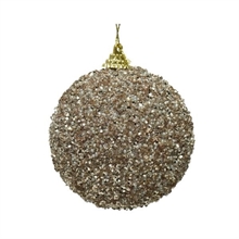 PALLINA PER ALBERO 8CM ORO GLITTER