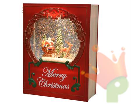 LIBRO CON LUCI E SUONI 21CM LUCE BIANCO CALDO