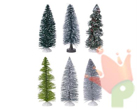 ALBERELLO VERDE O INNEVATO 23 CM 1 PZ ASSORTITO