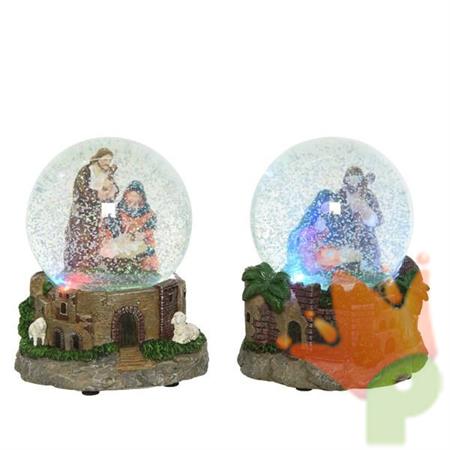 SFERA MAGICA 14CM CON LUCI LED MULTICOLOR