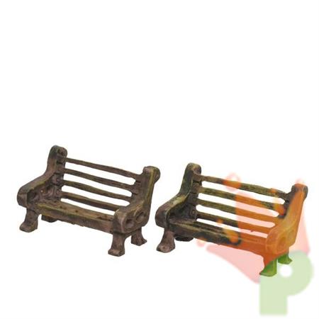 PANCHINE IN LEGNO 5CM 2PZ