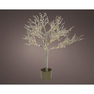 ALBERO LUMINOSO 100CM 151 LED BIANCO CALDO
