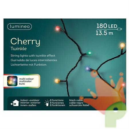 GHIRLANDA LUMINOSA 13,5MT 180 LED MULTICOLOR