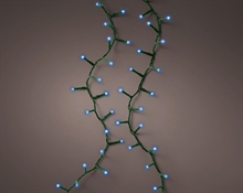 LUCI DI NATALE COMPACT 1000 LED BLU CAVO VERDE 22,5 MT