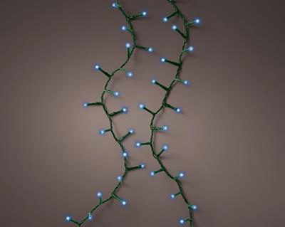 LUCI DI NATALE COMPACT 1000 LED BLU CAVO VERDE 22,5 MT