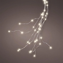 LUCI DI NATALE A FASCIO 672 MICROLED BIANCO CALDO