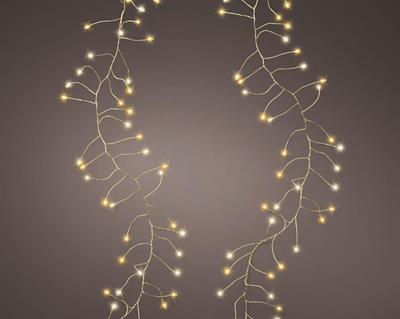 CATENA LUCI MICROLED 600CM 480 LED LUCE BIANCO FREDDO/CALDO