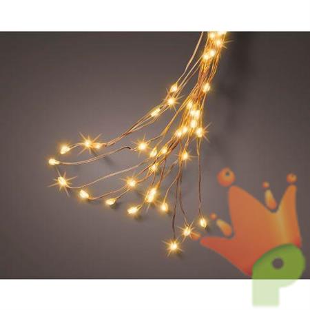 LUCI DI NATALE A FASCIO 640 MICROLED EXTRA CALDO