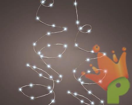 LUCI DI NATALE 120 MICROLED BIANCO FREDDO