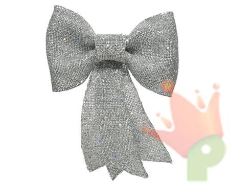 FIOCCO DA APPENDERE 30CM ARGENTO