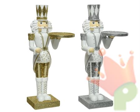 SCHIACCIANOCI 30CM ARGENTO/ORO