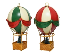 MONGOLFIERA IN FERRO 24CM CON ALBERO