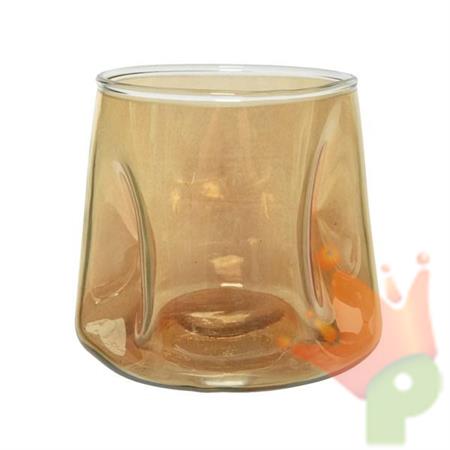 PORTA TEALIGHT IN VETRO 12CM