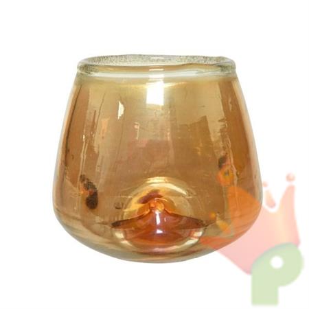 PORTA TEALIGHT IN VETRO 9CM