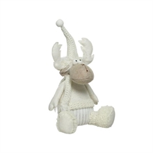 RENNA IN POLIESTERE 37CM BIANCO