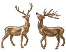 RENNA IN POLIRESINA ORO 26,1 CM 1 PZ ASSORTITO