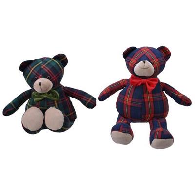ORSO STILE SCOZZESE 28X20X33CM