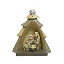NATIVITA' IN POLIESTERE 13X5X15,5CM