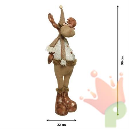 RENNA IN POLIESTERE 98CM ORO