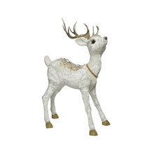 RENNA 18X30X44CM BIANCO/ORO