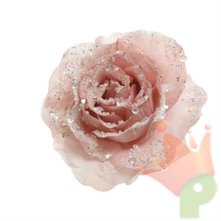 ROSA IN PLASTICA 14CM ROSA CIPRIA