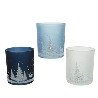 PORTATEALIGHT 7X8,3CM BIANCO/AZZURRO/BLU