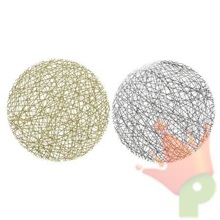 SOTTOPIATTO 38CM ARGENTO/ORO
