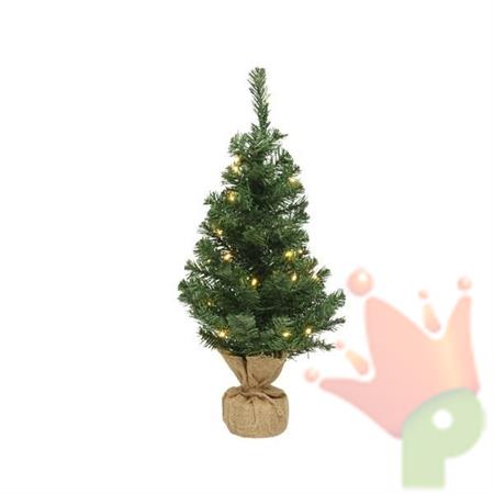 MINI ALBERO IMPERIAL PINE 60CM 20 LUCI LED BIANCO CALDO