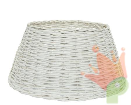 COPRIBASE PER ALBERO DI NATALE IN VIMINI BIANCO