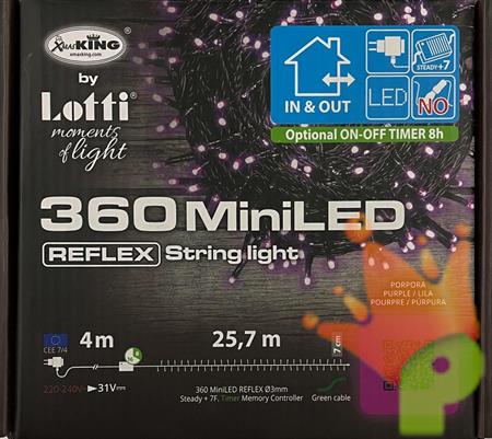 LUCI DI NATALE 360 MINILED PORPORA