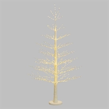 ALBERO PINO BIANCO MICRO PINE H. 190CM 900 MICROLED BIANCO CALDO